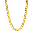 Style SUTTON : Collier ras-de-cou à maillons cubains en or.