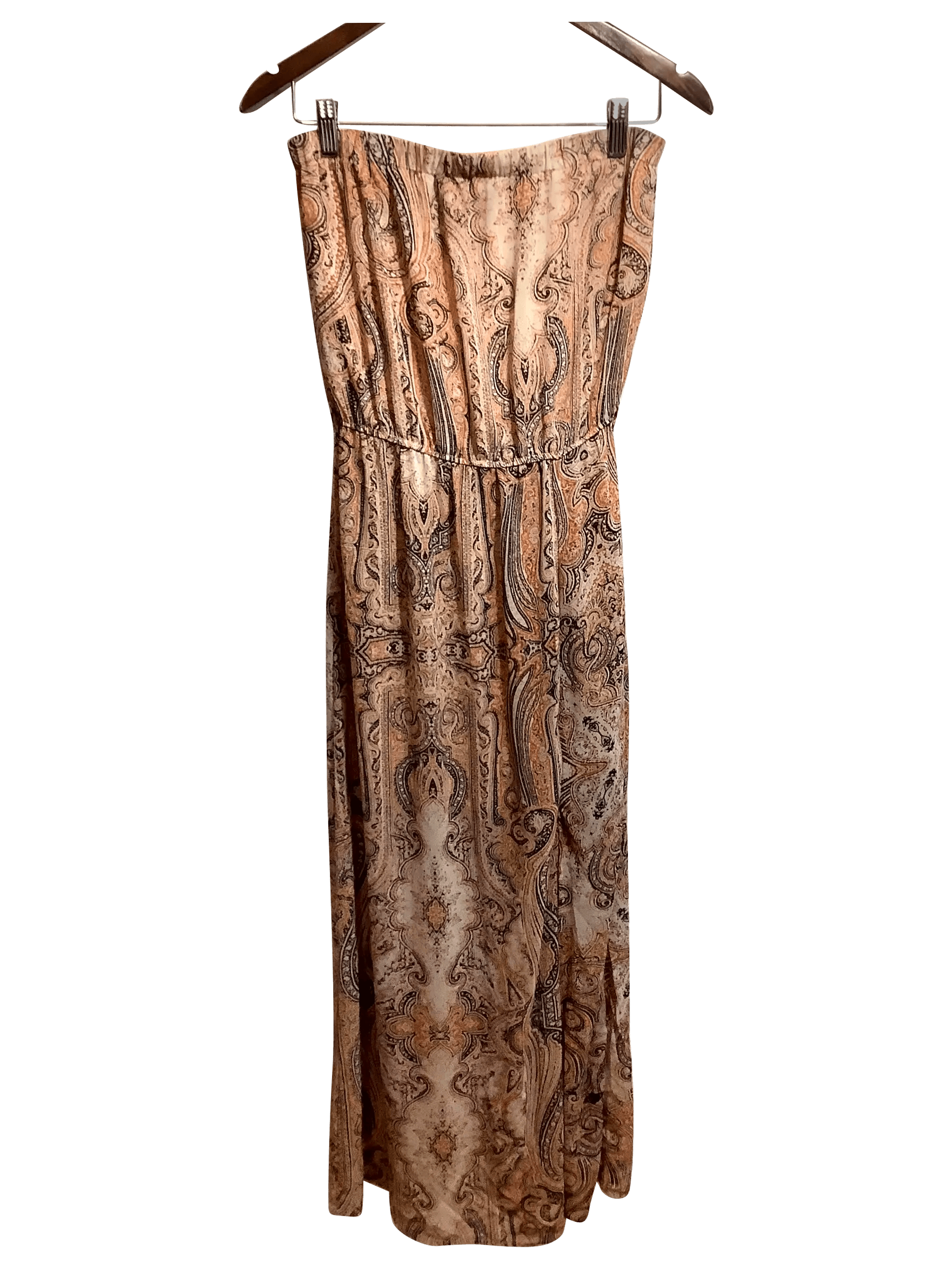 SUZY SHIER Regular fit Wrap Dress in Orange  -  S