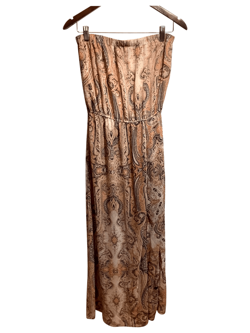 SUZY SHIER Regular fit Wrap Dress in Orange  -  S