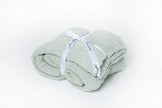 Desert Sage Solid Double Layered Print Extended Throw