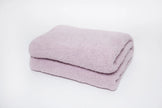 Iced Lilac Solid Double Layered Print Extended Throw