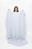 Frozen Solid Double Layered Print Extended Throw