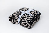 Tap Shoe & Rainy Day Chevron Print Extended Throw