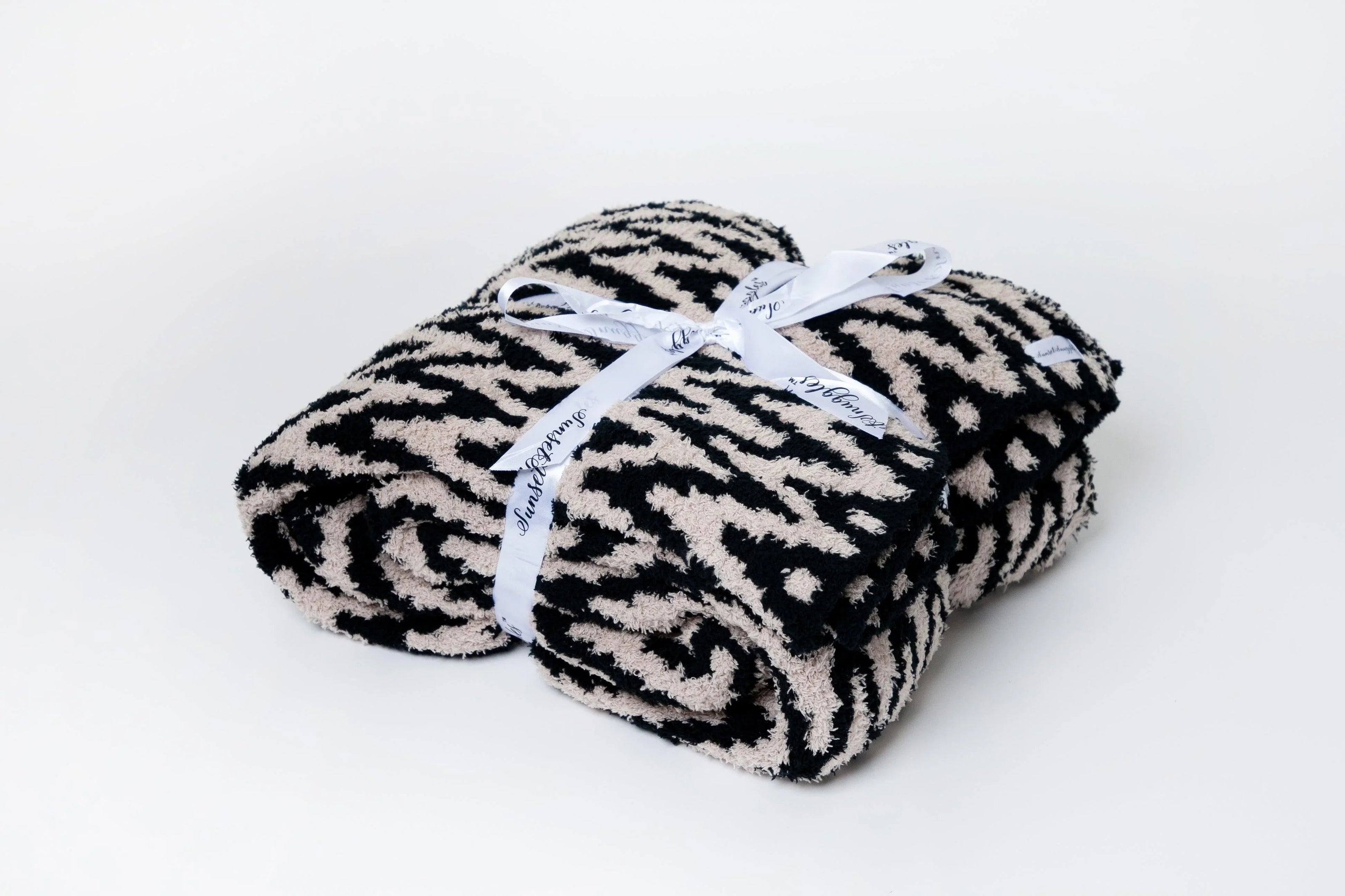 Tap Shoe & Rainy Day Chevron Print Extended Throw