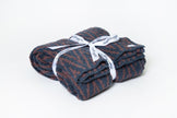Turbulence & Peppercorn Zig Zag Print Extended Throw