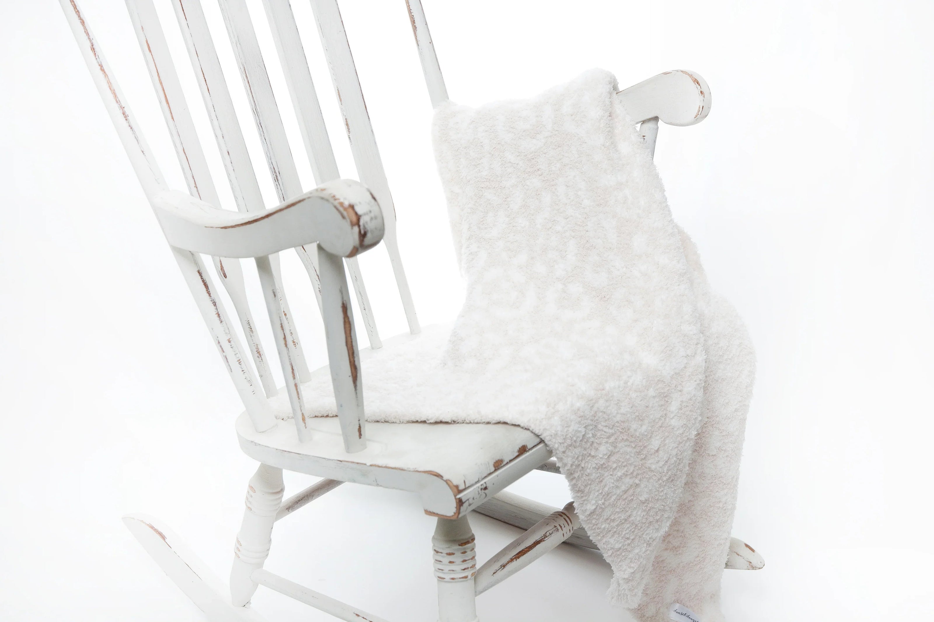 Blush & Off White Leopard 2.0 Print Toddler Blanket