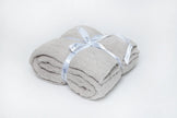 Foggy Dew Cable Knit Extended Throw