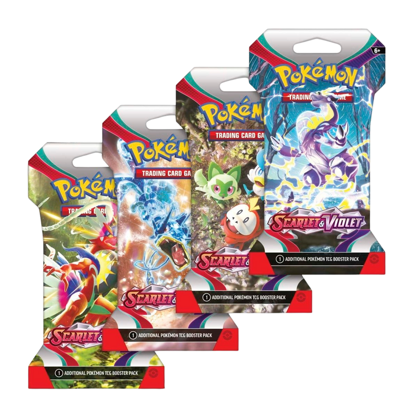 Scarlet & Violet Base Sleeved Booster Pack