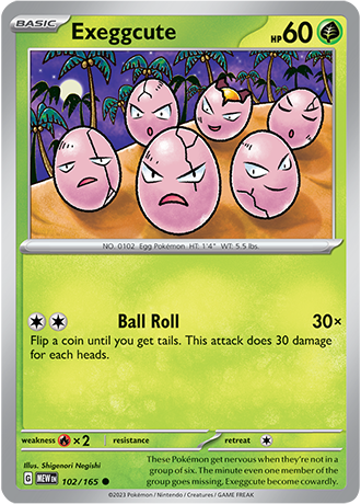 Exeggcute 102/165
