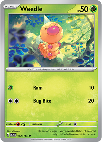 Weedle 013/165