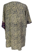 PRC6912 Avatar Pure Silk Kimono-Sleeved Jacket with Belt