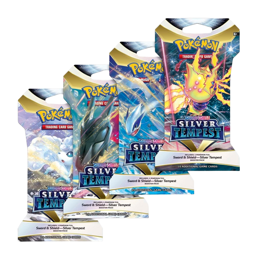Silver Tempest Sleeved Booster Pack