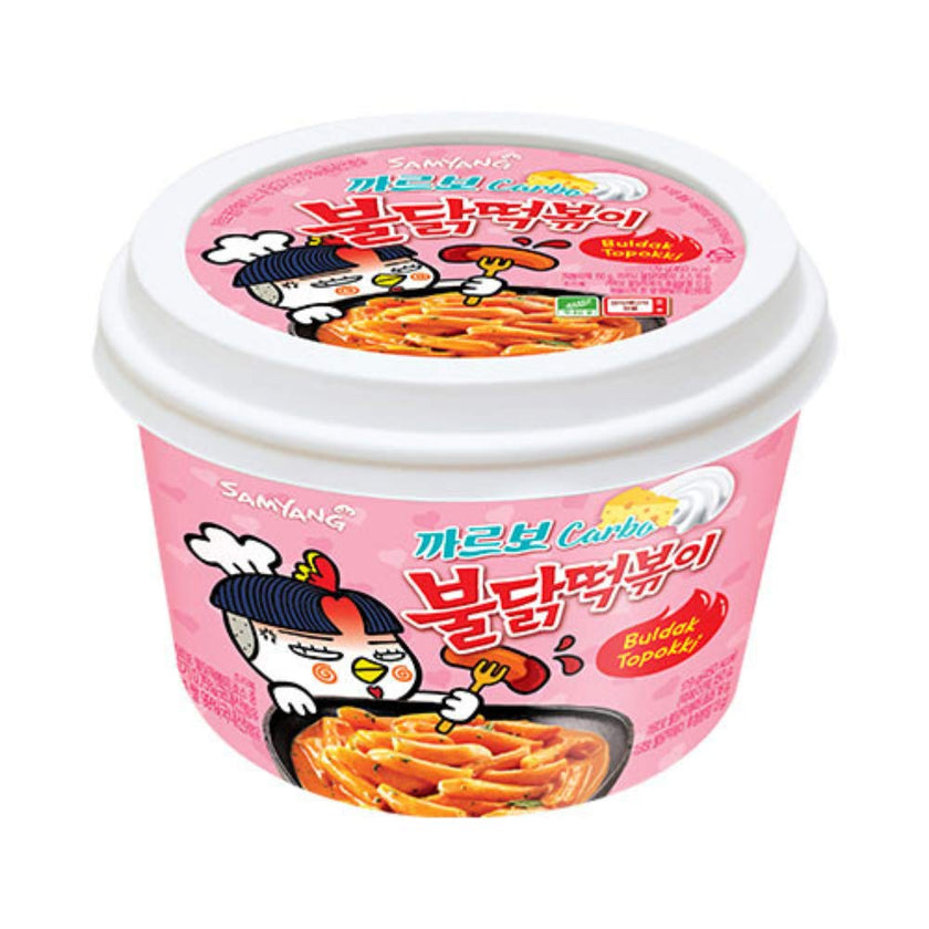 Samyang Buldak Carbo Hot Chicken Flavour Topokki (179G)