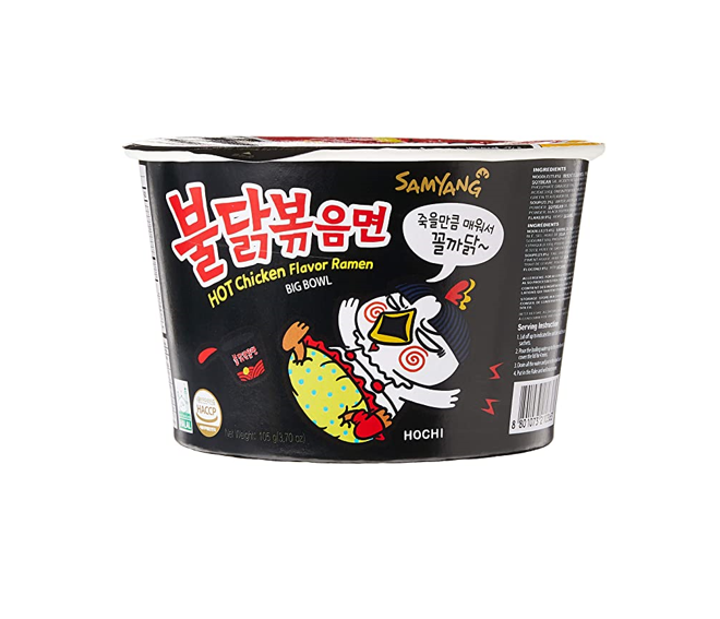 Samyang Buldak Hot Chicken Flavour Ramen Bowl (105G)