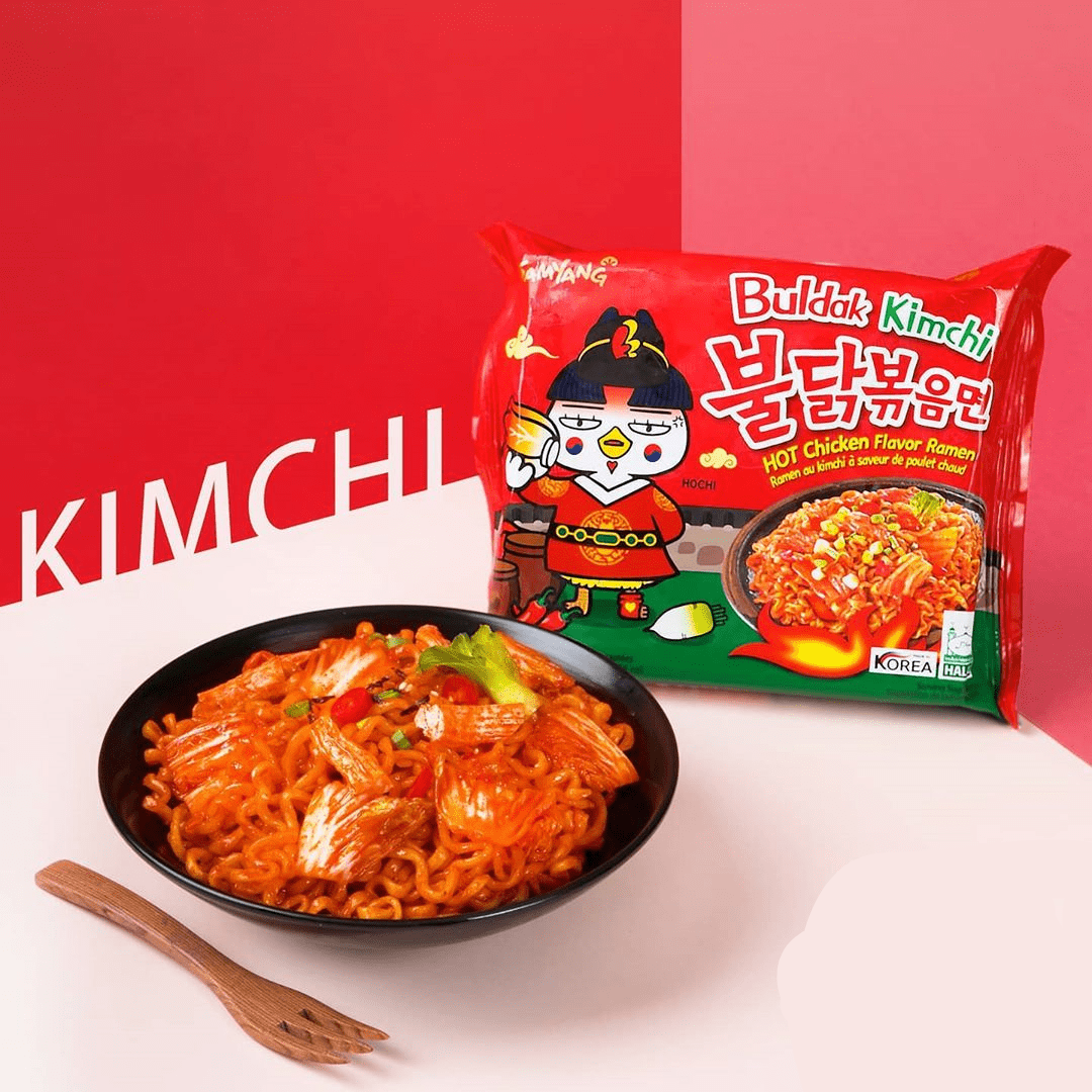 Samyang Buldak Kimchi Hot Chicken Flavour Ramen [Best Before Date: 2025.12.01]