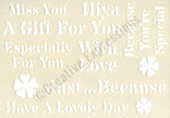 Creative Expressions Stencils Collection - Lovely