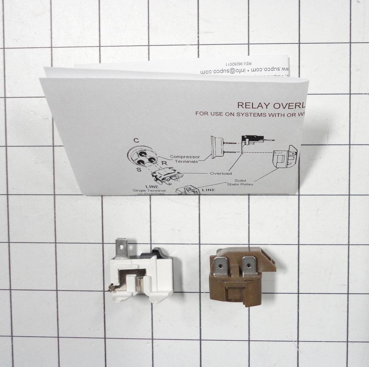 Kit de relais de démarrage de réfrigérateur SZ4387766 pour 4387766