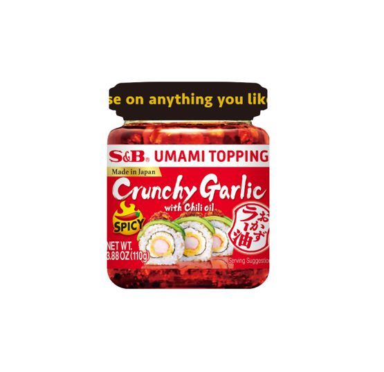 S&B Crunchy Garlic Chili Oil Spicy (110G)