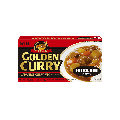S&B Golden Curry Extra Hot (220G)