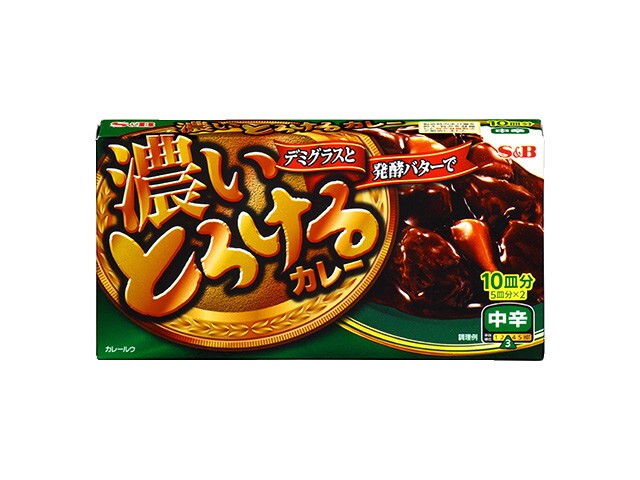 S&B Tasty Thick Curry Medium Spicy (180G) [Best Before Date: 2025.11.20]