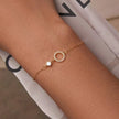 925 Sterling Silver Ring Chain Bracelet