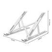8 Gear Foldable  Laptop plastic Stand Holder Portable Notebook Support Base Adjustable Riser Cooling Bracket  Cooler Accessories