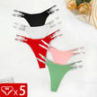 Dazzle Strap G-String Set – 5pcs Sexy Low Waist Thongs