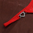 3PCS Rhinestone Strap G-String