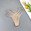 3-Pack Lace Peekaboo G-Strings – Strappy, Sheer, & Seductive T-Back Thongs