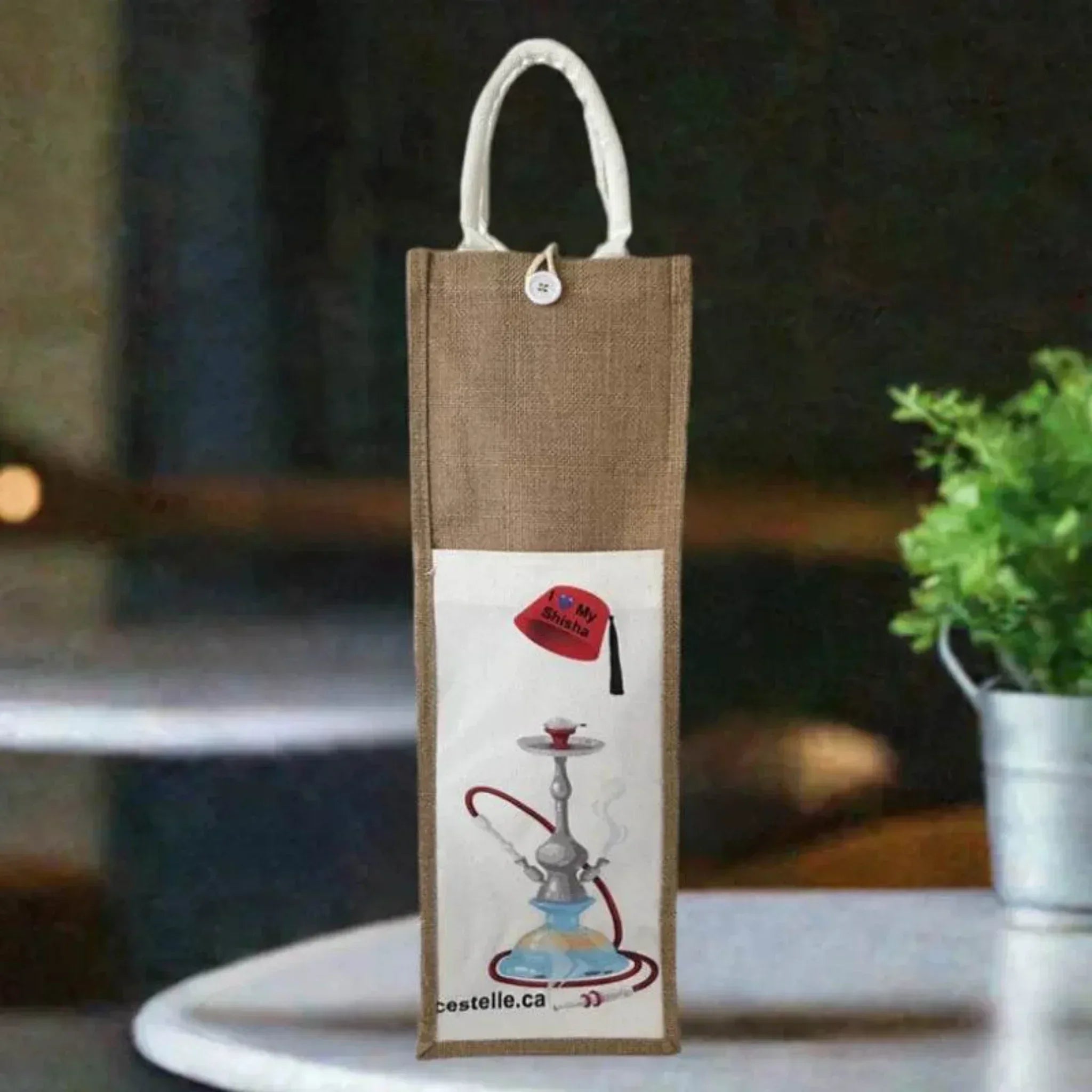 Sac jute pour shisha