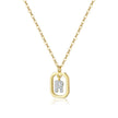 Personalized Initial Necklace in 925 Sterling Silver