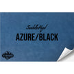 SADDLEHYD AZURE/BLACK WITH ADHESIVE HYDBOND LEATHERETTE SHEET (12