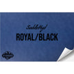 SADDLEHYD ROYAL/BLACK WITH ADHESIVE HYDBOND LEATHERETTE SHEET (12