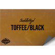 NO ADHESIVE SADDLEHYD TOFFEE/BLACK LEATHERETTE SHEET (12