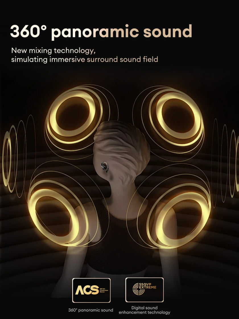 Lenovo EA305 OWS Wireless Bluetooth V5.4 Earphones Long Endurance Headphones Waterproof Sport Earphones LP75 Gaming Earbuds