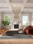 Sahara Black & Natural Rug
