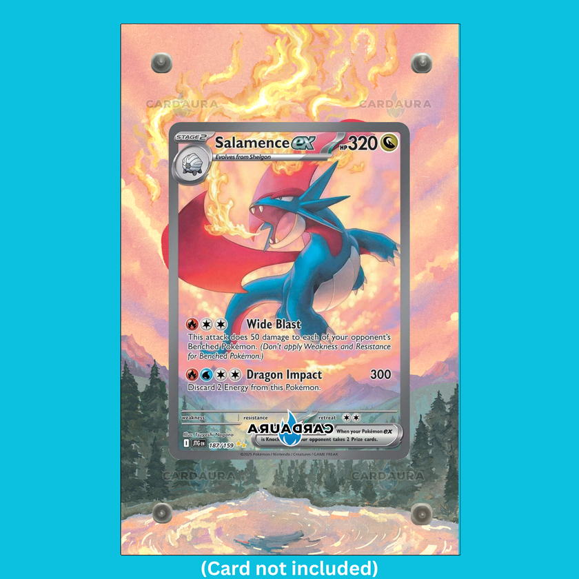 Salamence EX 187/159 Journey Together (Ungraded) Display Case