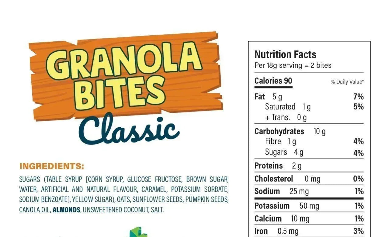 Canada Moose Granola Bites, sachet classique, 100g