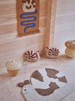 Sally Snail Rug - Brown