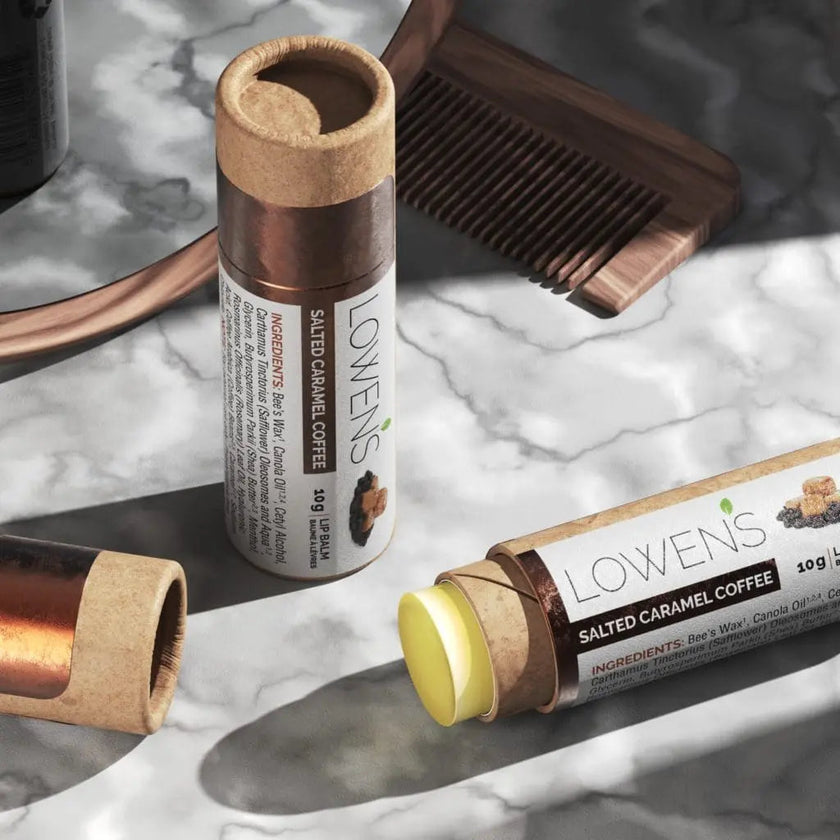 Salted Caramel Coffee Bean Lip Balm