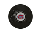 Sam Montembeault Autographed Montreal Canadiens Autograph Model Puck