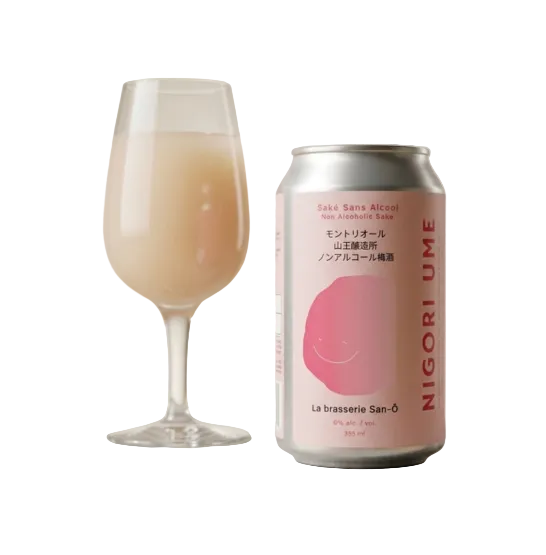 San-O Non-Alcoholic Nigroni Ume Plum Sake (355ML) [Best Before Date: 2026.12.02]