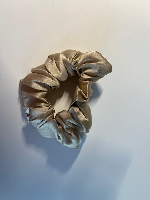 Silk Hair Scrunchie Sand