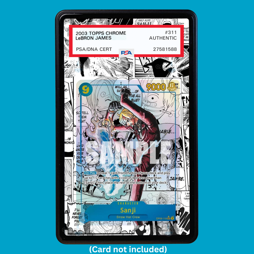 Manga Sanji OP06-119 Premium Booster 2 (Graded) Display Case