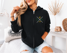 Sask X Unisex Zip Up | Saskatchewan Apparel
