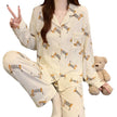 Sausage Dog Japanese Cartoon Pajamas For Women