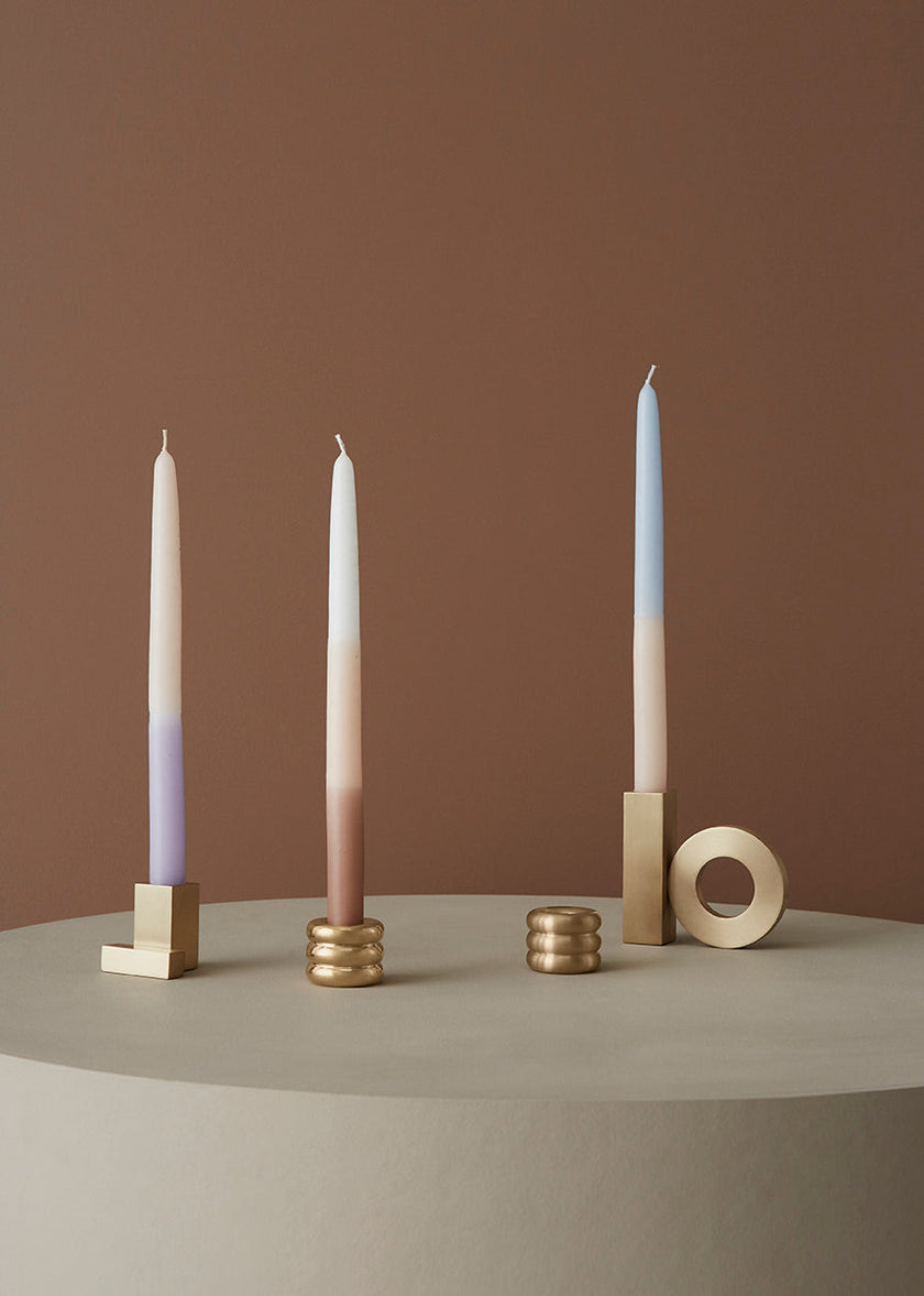 Savi Candleholder - Solid Brass - Brass