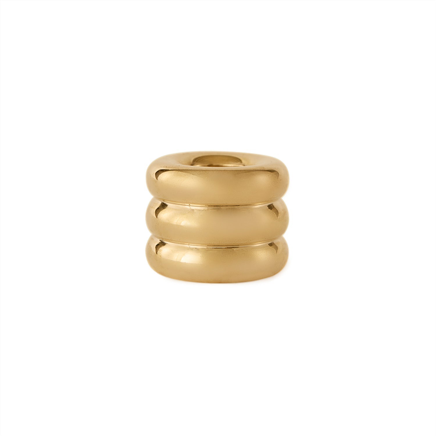 Savi Candleholder - Solid Brass - Brass