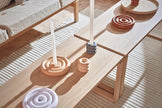 Savi Ceramic Candleholder - High - Beige
