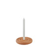 Savi Ceramic Candleholder - Low - Beige